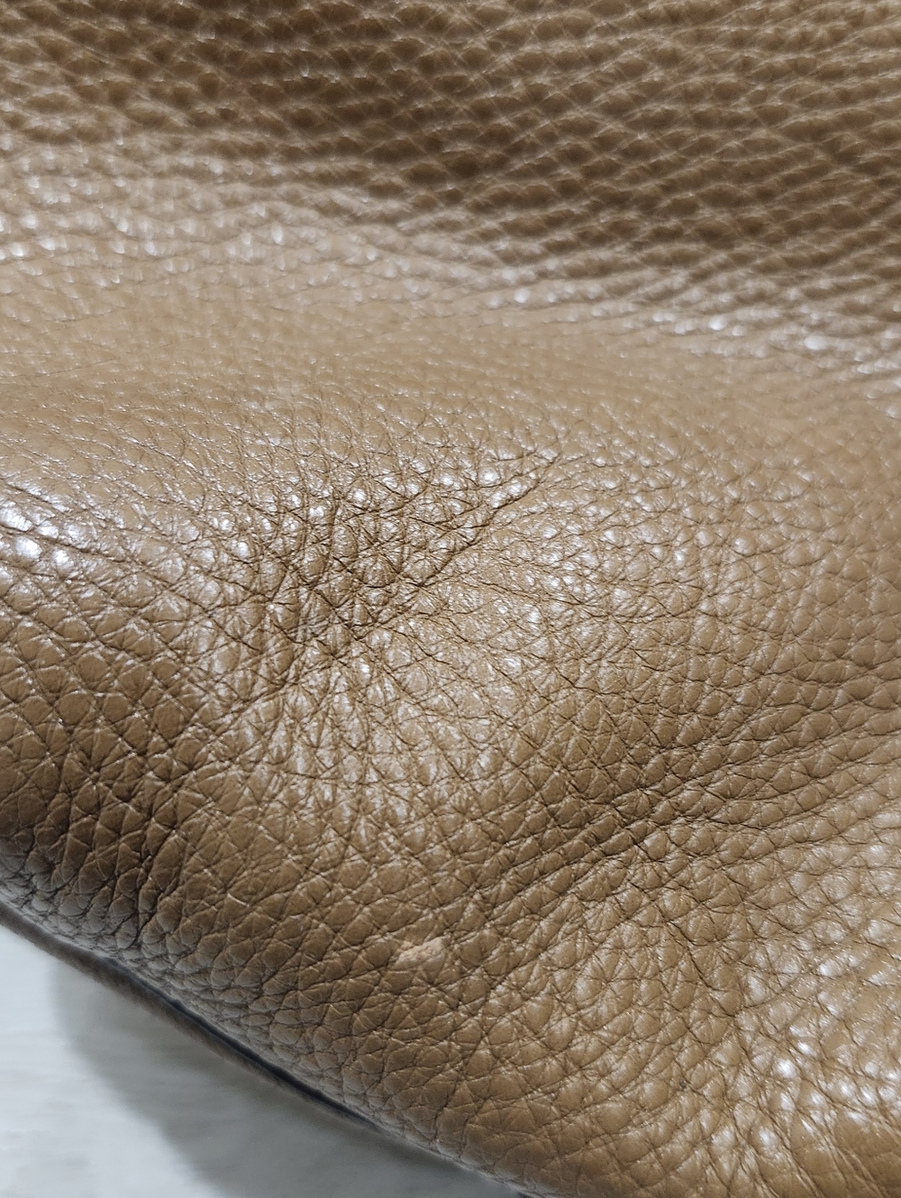 Coach Avery Pebbled Leather Shoulder Tote Hobo Satchel Bag #F23309 Saddle Brown - Picture 8 of 12